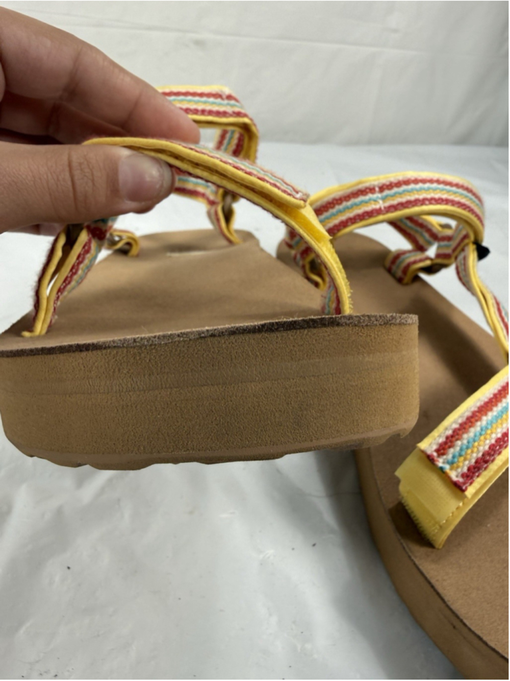 Teva Midform Universal Woven Sandals Coconut/Tanzine Women's Size 9 Medium - Picture 13 of 16